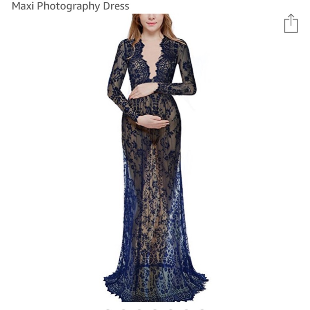 Maternity photo shoot dress